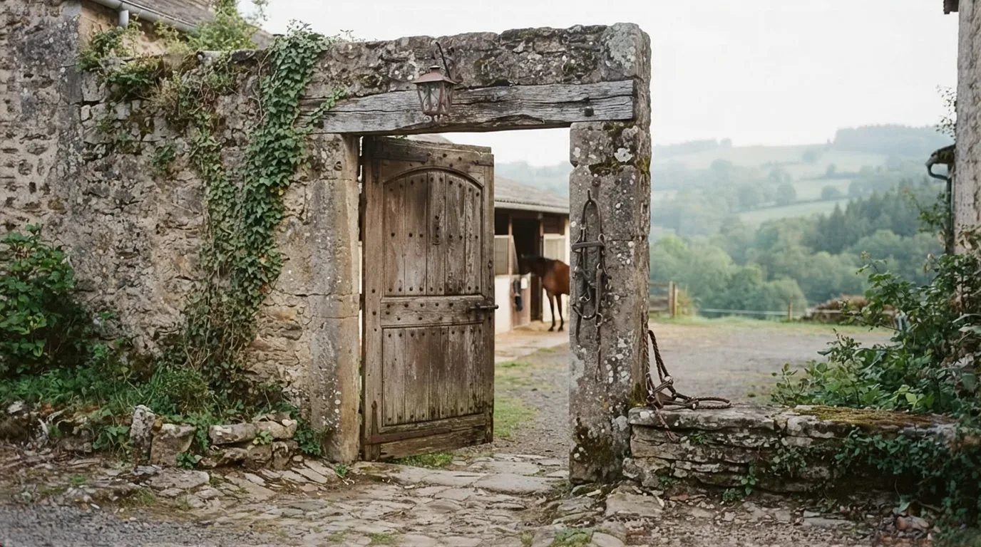 Entrée du Association Equiloisirs, centre équestre à Rouffignac-Saint-Cernin-de-Reilhac